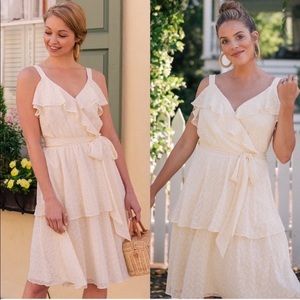 NWT Gal Meets Glam HELENA EYELET EMBROIDERED DRESS